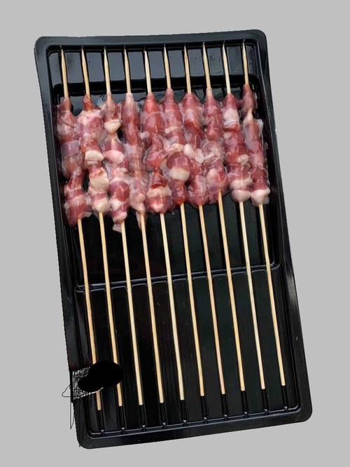 万瑞塑胶腌制羊肉串贴体盒 保鲜冷冻贴体包装盒 食品级材质